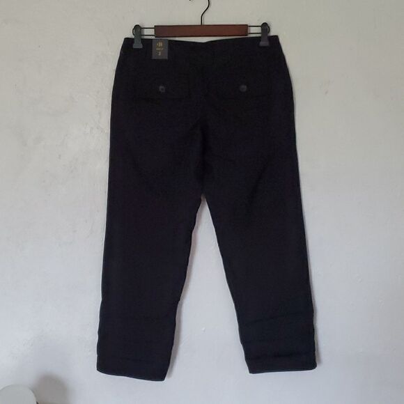 Outback Red Black Cropped Pants Size 2 - Picture 4 of 7